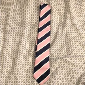 Zara Pink & Navy Tie
